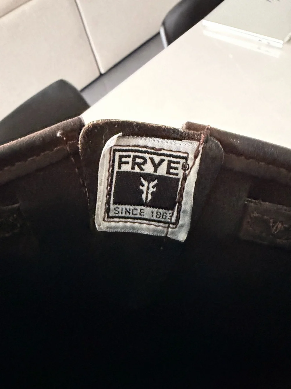 Frye Brown Leather Harness Boots - Picture 6 of 6